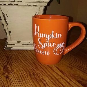 Orange pumpkin spice mug